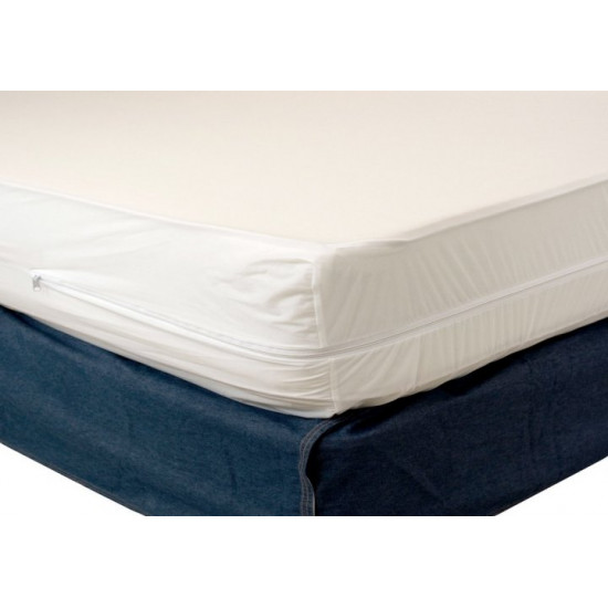 Mattress cover size 140x190x5 cm, cream