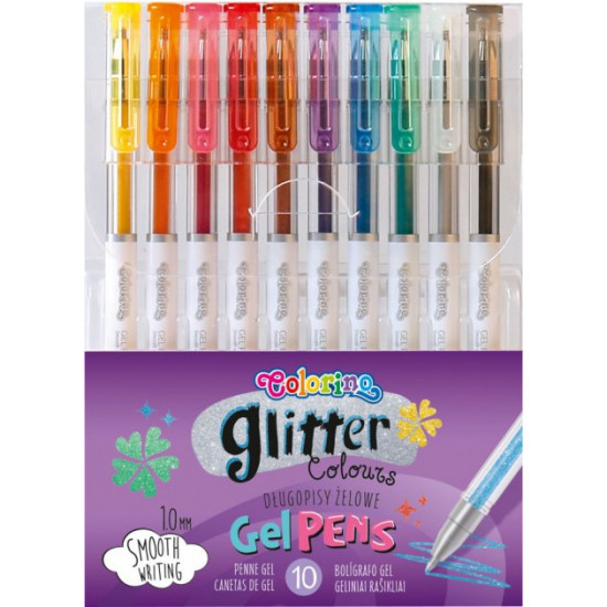 Colorino Artist gel pens with glitter 10 pcs (80929PTR)