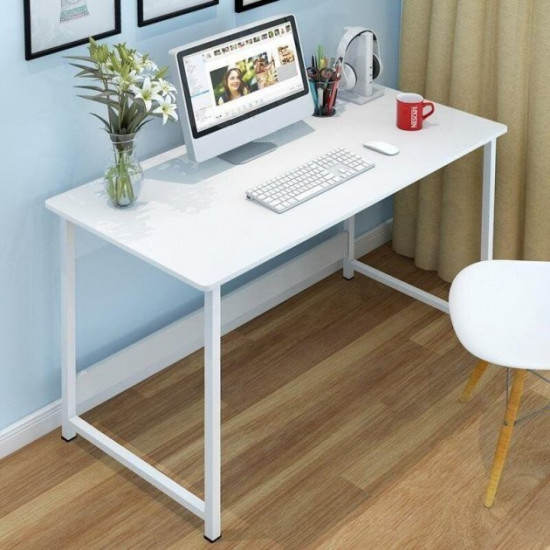 Computer (writing) desk Wellamart, White (Art. 5903)