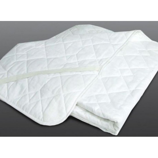 Homeline mattress cover. Calico bleached 200 with elastic bands-200x200