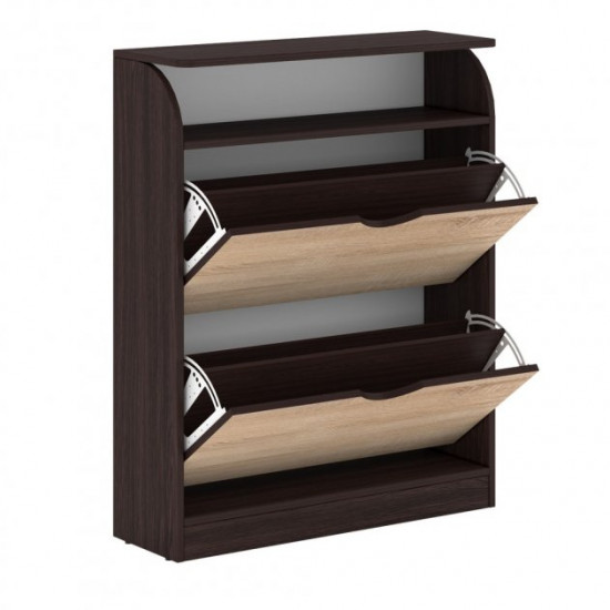 Shoe cabinet Continent No. 1 wenge magic + sonoma oak