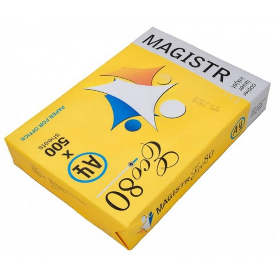 Paper Magistr Eco 80g/m2, A4, 500l, class C, whiteness 150% CIE