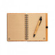 Notepad BOK made of bamboo A5 hi!dea Brown (9785-45)