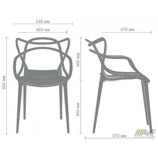 Chair AMF Viti Plastic Light green 512009