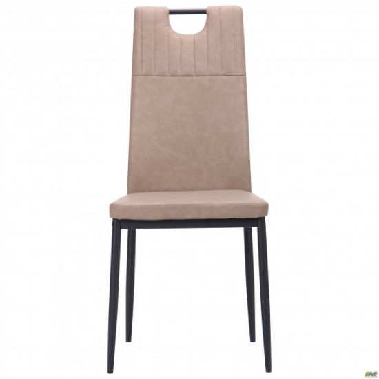 Dining chair AMF Alabama black/nubuck cappuccino 545809