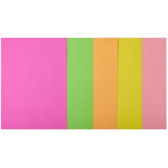 Colored paper Buromax NEON A4 80 g/m2 5 colors. 50l. (BM.2721550-99)