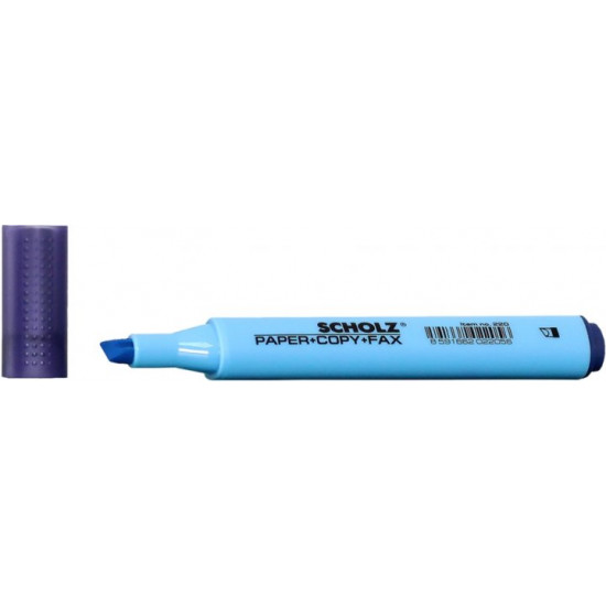 Set of text markers Scholz 1 - 5 mm 10 pcs Blue (18591662022053)