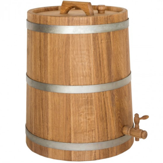 Conical barrel (jug) oak 30 l (galvanized hoop) Bonpos ZhBR30OTs