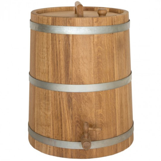 Conical barrel (jug) oak 30 l (galvanized hoop) Bonpos ZhBR30OTs