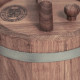 Conical barrel (jug) oak 30 l (galvanized hoop) Bonpos ZhBR30OTs