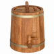 Oak barrel (jug) 5 l for wine, cognac (galvanized hoop) Bonpos ZhBR5OTs