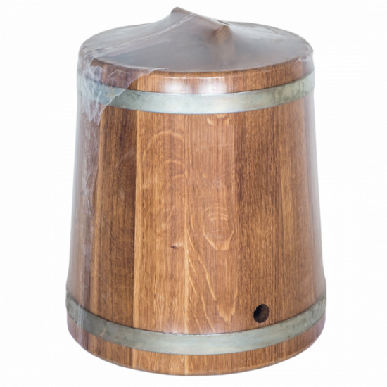 Oak barrel (jug) 5 l for wine, cognac (galvanized hoop) Bonpos ZhBR5OTs