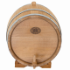 Oak barrel 30 l for wine, cognac (stainless steel hoop) Bonpos BDNZh30