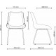 Chair Nowy Styl NICOLE ordf CFS WHITE (BOX-1) ECO-07