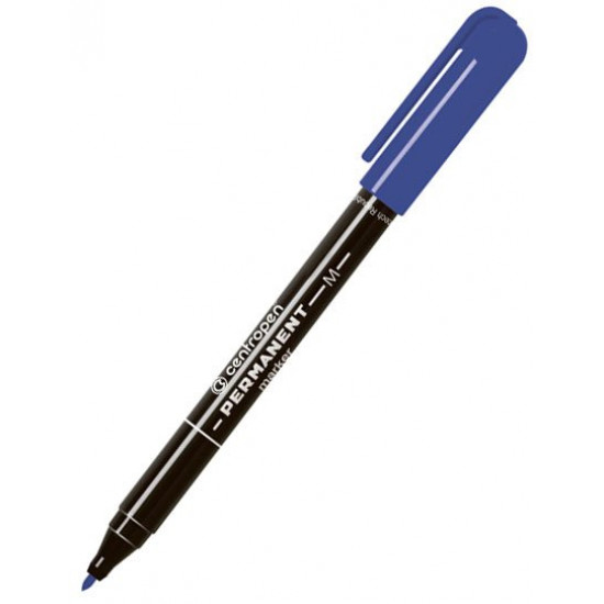 Set of permanent markers Centropen 1 mm 10 pcs Blue (2846/03)