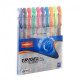 Set of gel pens Unimax Trigel-3 10 colors 1mm (UX-132-20)