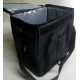 Thermal bag for courier delivery of food and drinks with a zipper under the valve. Dolphin 35x25 cm Black