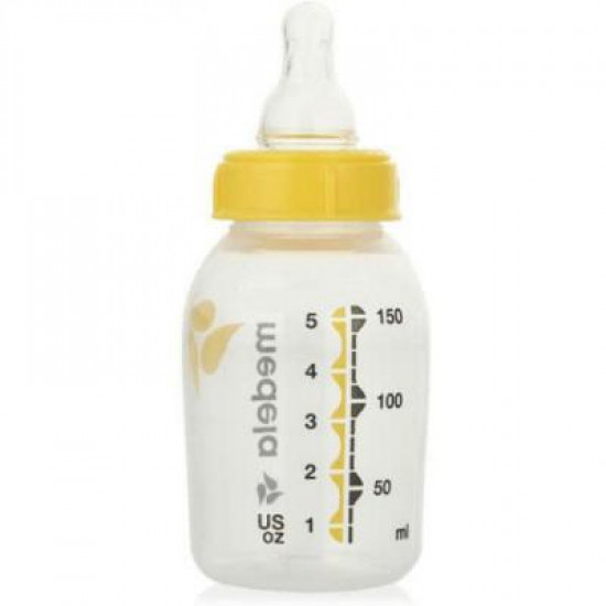 Medela feeding bottle 150 ml with nipple size S (200.2271)