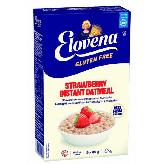 Elovena Oatmeal with Strawberries Gluten Free 200 g (6411200112471)