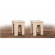 Kitchen stool made of chipboard Underwood Mix Furniture Sonoma Oak (set of 2 pieces)