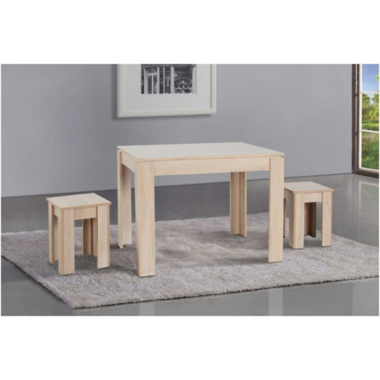 Kitchen stool made of chipboard Underwood Mix Furniture Sonoma Oak (set of 2 pieces)