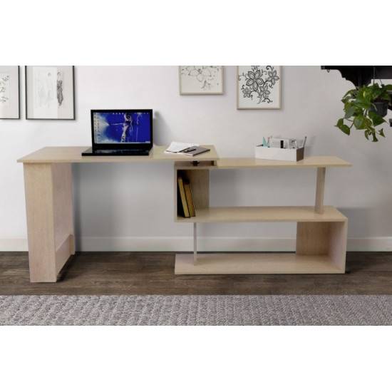 Corner computer desk Mix furniture SK-8 oak Sonoma