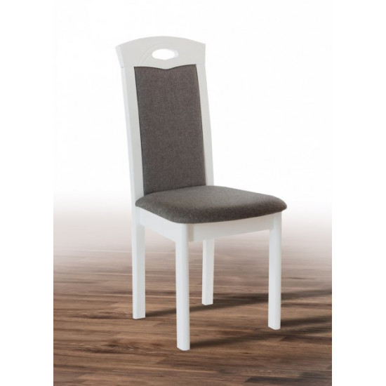 Wooden dining chair Mix furniture Chester white