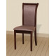 Wooden dining chair Mix furniture Simple dark walnut