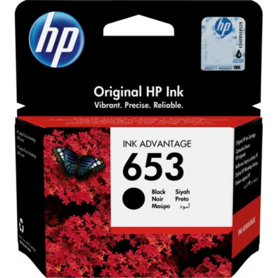 Cartridge HP No.653 DJ IA 6075/6475 Black (3YM75AE)