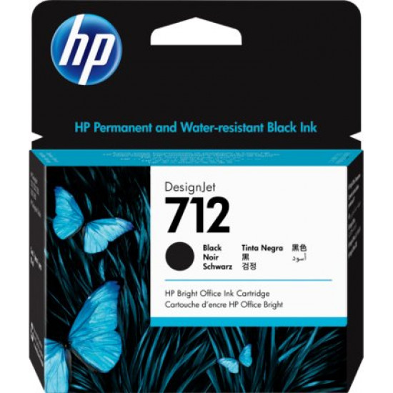 Картридж HP No.712 DJ T230/T630 80 мл Black (3ED71A)