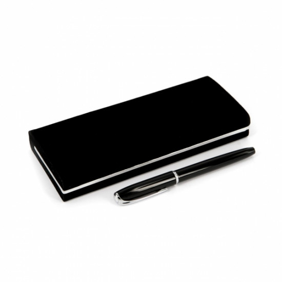 Gift pen capillary black/silver K-33