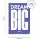 Notepad Orner Dream Big Blue (orner-1286)