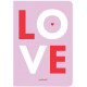 Notepad Orner Love Purple (orner-1287)