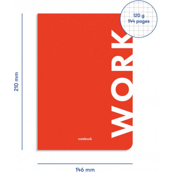 Notepad Orner Work Red (orner-1289)