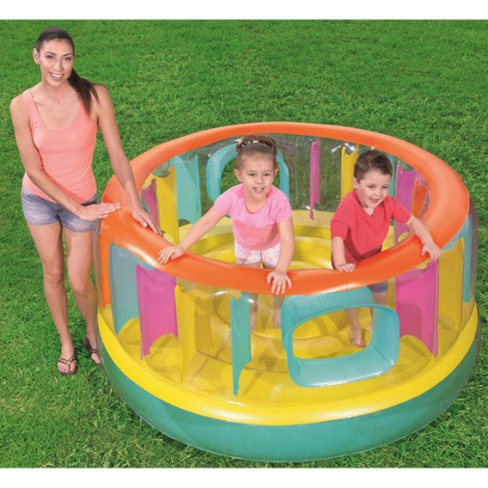  Батут детский надувной Bestway «Bounce Jam Bouncer» 180х86 см (int-52262)