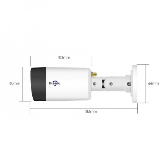 Вулична Wifi камера відеоспостереження Hiseeu TZ-HB312 3MP