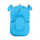 Anti-slip children's bath mat Leluno - Blue elephant. Newborn bathing pillow