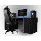 Gaming ergonomic desk ZEUS Viking-2M Black + White