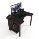 Gaming desk ZEUS IVAR-1200 Black + Red