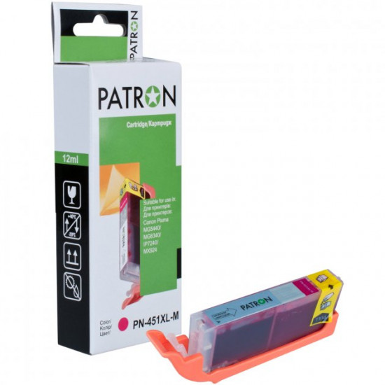  Картридж Patron CANON CLI-451XLM (PN-451XL-M) magenta