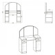 Dressing table Companit 4 alder