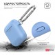 AhaStyle Classic Silicone Case with Carabiner for Apple AirPods Blue (AHA-01060-SBL)