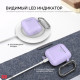 AhaStyle Classic Silicone Case with Carabiner for Apple AirPods Lavender (AHA-01060-LVR)