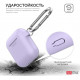 AhaStyle Classic Silicone Case with Carabiner for Apple AirPods Lavender (AHA-01060-LVR)