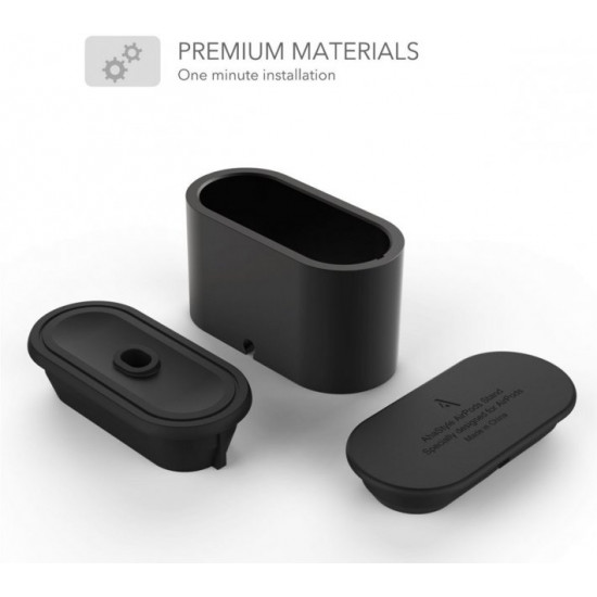 AhaStyle Aluminum Stand for Apple AirPods Black (AHA-01080-BLK)