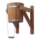 Tesli waterfall 15 l. made of thermowood and stainless insert