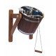 Tesli waterfall 15 l. made of thermowood and stainless insert