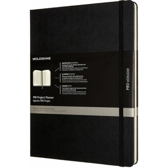 Moleskine PRO Project Planner great 19 x 25 cm black