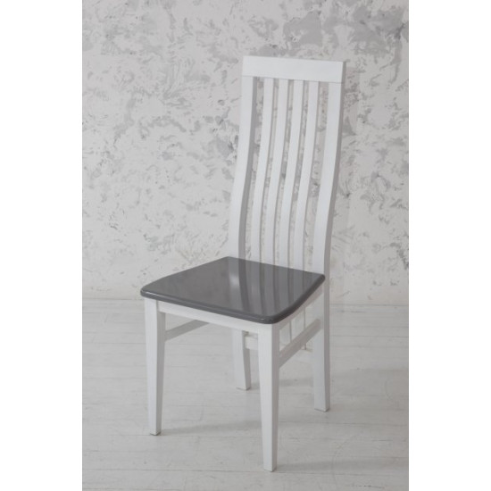 Dining chair Mix furniture Monika white/gray