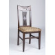 Dining chair with hard back Mix furniture Yulia dark walnut